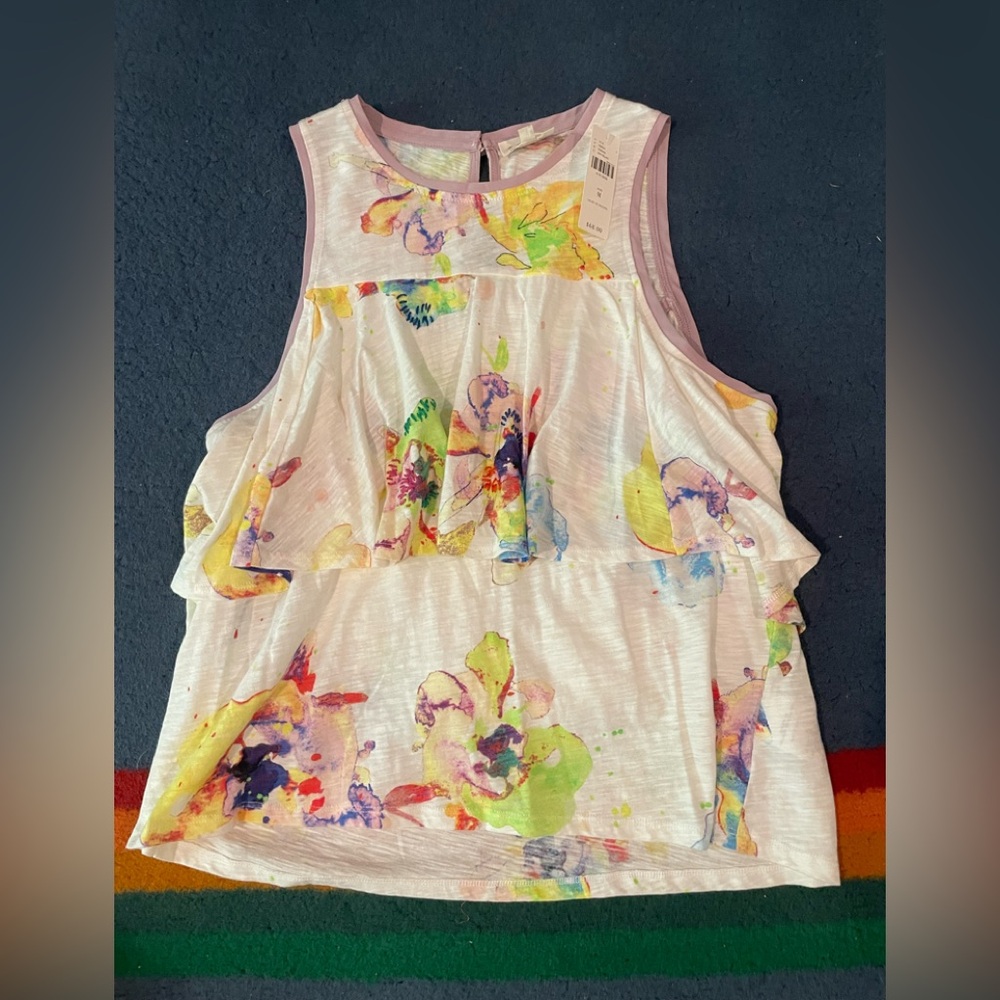 Anthropologie Meadow Rue Sleeveless Tank Top NWT size M